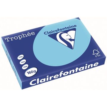 Ramette de papier de 250 feuilles A3 160g - Bleu : CLAIREFONTAINE Trophée Photo