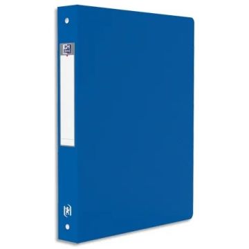 Classeur souple - 4 anneaux de 40 mm - Bleu : OXFORD Memphis Image