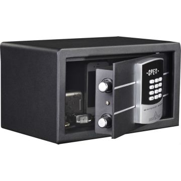 HS458-01HARTMANN  : Coffre-fort Hôtel - Serrure électronique - Noir - 12 L