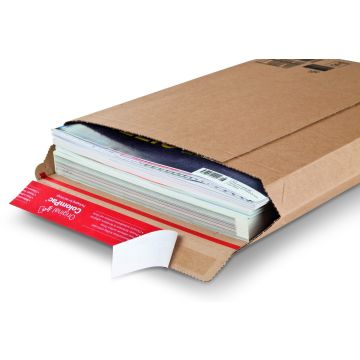 Pochette d'expédition en carton - Marron - 265 x 357 mm : COLOMPAC Visuel