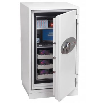 PHOENIX  DATA COMMANDER DS4621E : Armoire forte ignifugée - Serrure électronique - Coupe-feu 2 Heures - 143 Litres ouvert