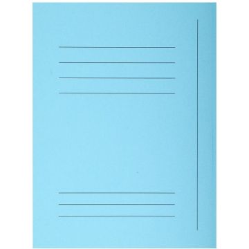 EXACOMPTA  : Chemises imprimées à 3 rabats - Bleu clair (Classement)