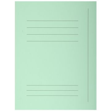 EXACOMPTA Chemises imprimées à 3 rabats - Vert (Classement)