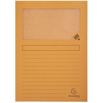 Lot de 100 Chemises à fenêtre - Orange : EXACOMPTA Forever Image