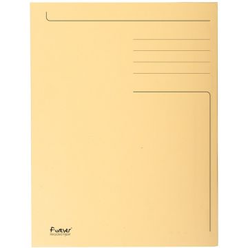 448002E EXACOMPTA Chemises imprimées à 3 rabats - Bulle (Papier recyclé)