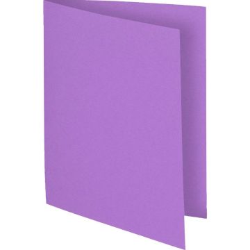 Lot de 100 Chemises pour dossiers A4 FLASH 220 - Lilas : EXACOMPTA Visuel