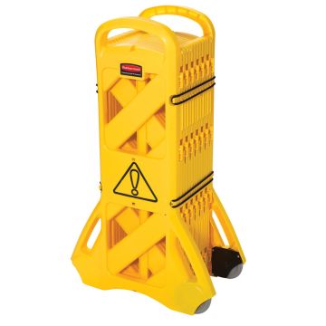 Barrière mobile pliable : RUBBERMAID Visuel