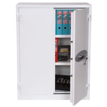 PHOENIX RANGER FS1512K ouvert :  Coffre-fort ignifuge - Serrure à clé - Coupe-feu 30 mm  - 354 L