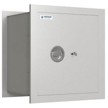 Photo HARTMANN Mural 50 Coffre-fort à emmurer - Serrure à clé A2P - 51 Litres