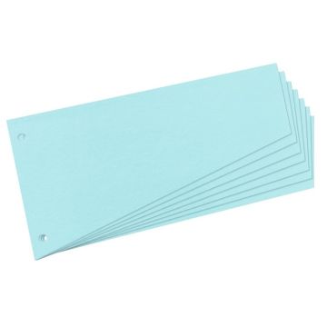 Intercalaires en carton Bleu - Forme trapèze - 230 x 120 mm HERLITZ