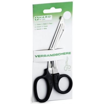 Photo Ciseaux à pansements - 150 mm - Noir HARO