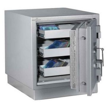 HARTMANN Media Protect 79 : Armoire ignifuge magnétique - Serrure à clés - 1 H - 79 L ouvert