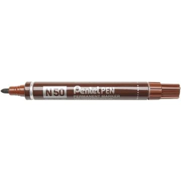 PENTEL : Marqueur permanent N50 - Marron - N50-EE Image