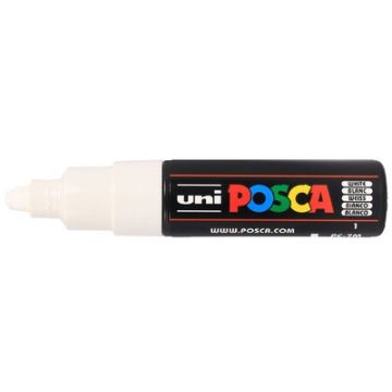 Marqueur peinture Posca PC7M - Blanc : UNI-BALL Image