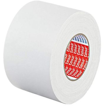 Photo TESA : Ruban adhésif blanc en vinyle - 38 mm x 50 m (Rouleau)