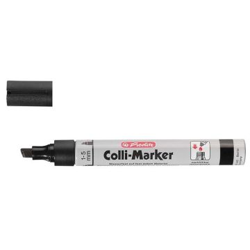 HERLITZ : Marqueur permanent - 1,0 à 5,0 mm - Noir 10845360