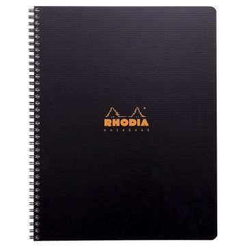 Photo Cahier à spirale - 160 pages quadrillées - 225 x 297 mm RHODIA Note Book