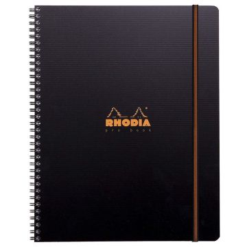 Photo Cahier à spirale - 160 pages lignées - 225 x 297 mm RHODIA Pro Book