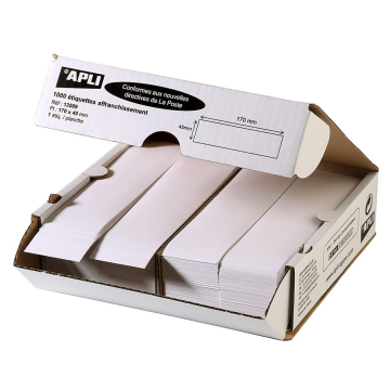 Photo Étiquettes d'affranchissement 175 x 45 mm AGIPA 