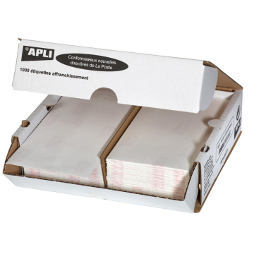 Photo Étiquettes d'affranchissement doubles - 175 x 45 mm AGIPA