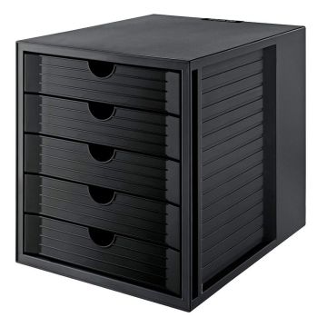 Photo Module de classement - 5 tiroirs fermés - Noir : HAN KARMA
