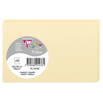 Photo Carte en papier POLLEN 82 x 128 mm - Chamois 1476C 