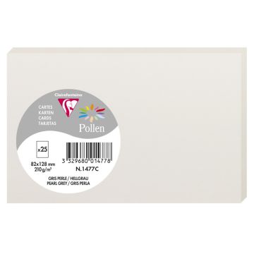 Photo Carte en papier POLLEN 82 x 128 mm - Gris Perle 1477C  
