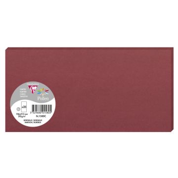 Photo POLLEN Carte DL Bordeaux 106 x 213 mm 1580C Clairefontaine