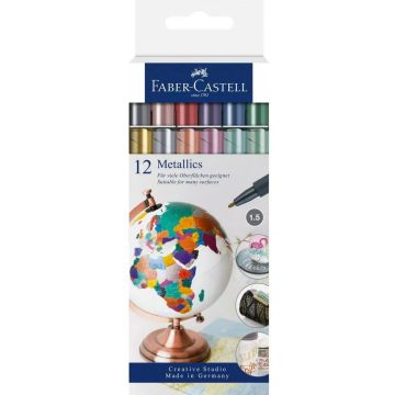 Photo Marqueur métallique - Assortiment FABER CASTELL Metallics