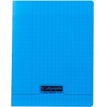Photo Cahier Séyès 48 pages - 170 x 220 mm - Bleu CALLIGRAPHE Polypro