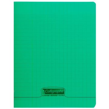 Photo Cahier Séyès 48 pages - 170 x 220 mm - Vert CALLIGRAPHE Polypro