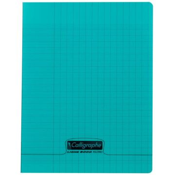 Photo Cahier Séyès 96 pages - 170 x 220 mm - Vert CALLIGRAPHE Polypro