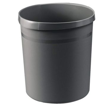 Photo Corbeille à papier 18 litres Gris foncé : HAN Grip 18190-191