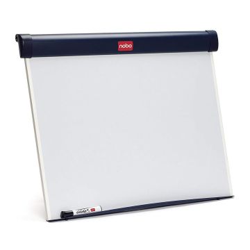 Photo Tableau blanc magnétique transportable - 675 x 550 mm : NOBO 1902267