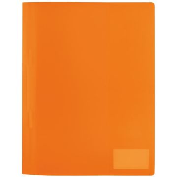 Photo Chemise à lamelles A4 en PP translucide - Orange HERMA