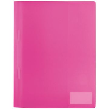 Photo Chemise à lamelles A4 en PP translucide - Rose Fuchsia HERMA