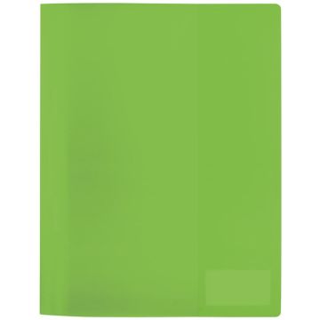 Photo Chemise à lamelles A4 en PP translucide - Vert Clair HERMA