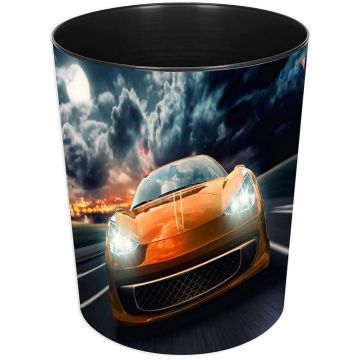 Photo Corbeille à papier - 13 litres - Voiture de course LAUFER