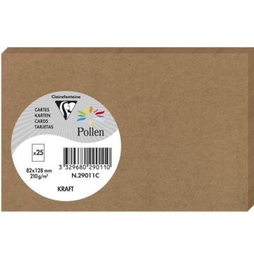 Photo POLLEN Carte en papier Kraft - 82 x 128 mm exemple