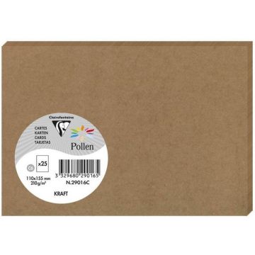 Photo POLLEN Carte en papier Kraft - 110 x 155 mm