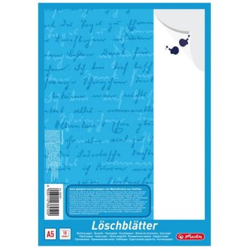 Photo Lot de 10 papier Buvard 148 x 210 mm A5 - Blanc : HERLITZ 3282507