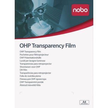Photo Film transparent pour imprimantes laser couleur - A4 : NOBO Lot de 50 réf. 33638782