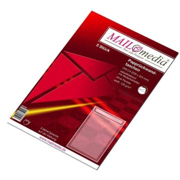 Photo Pochettes d'expédition avec dos en carton - 229 x 324 mm - Blanc : MAIL MEDIA Lot de 5 (38520/0)