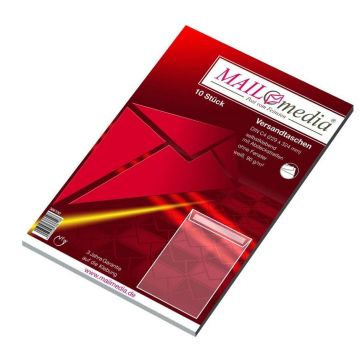 Photo Pochettes d'expédition auto-adhésives - 229 x 324 mm - Blanc : MAIL MEDIA Lot de 10 (38610/0)