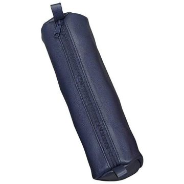 Photo ALASSIO : Trousse pour stylos en cuir - Bleu 43139