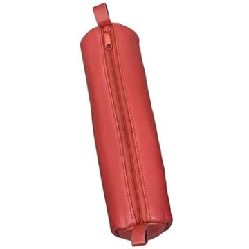 Photo ALASSIO : Trousse pour stylos en cuir - Rouge 43140
