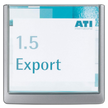 Photo Plaque de porte grise - Click Sign - 149 x 148,5 mm DURABLE 4862-37