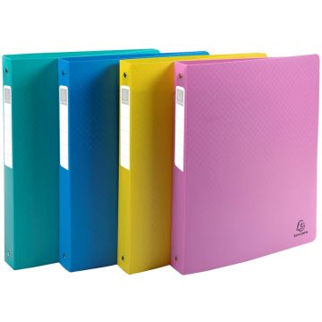 Photo Classeur semi-rigide - 4 anneaux de 30 mm - Assortiment EXACOMPTA Forever Young