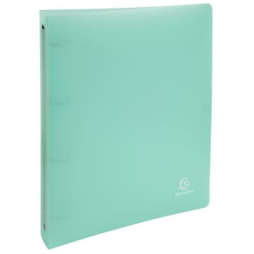Photo Classeur semi-rigide - 4 anneaux de 30 mm - Vert EXACOMPTA Chromaline Pastel