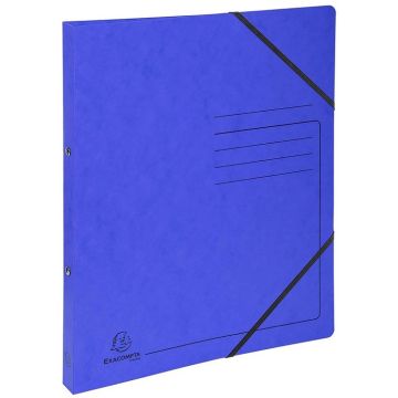 Photo Classeur 2 anneaux - Carte imprimée - Dos 20 mm - Bleu EXACOMPTA